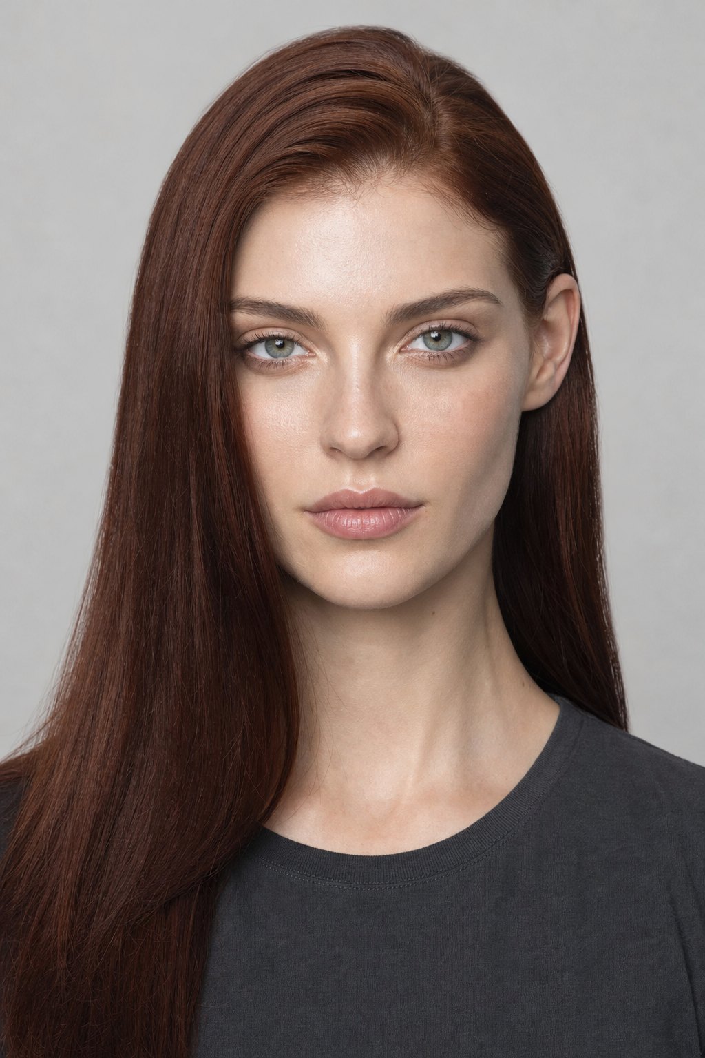 Clara, AI-generated model, portrait