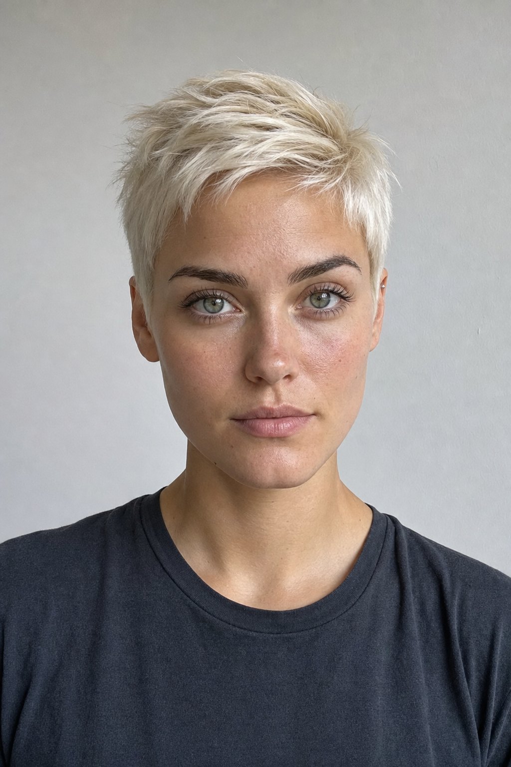 Kat, AI-generated model, portrait