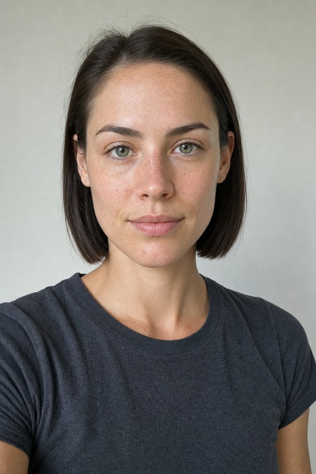 Tess, AI-generated model, portrait